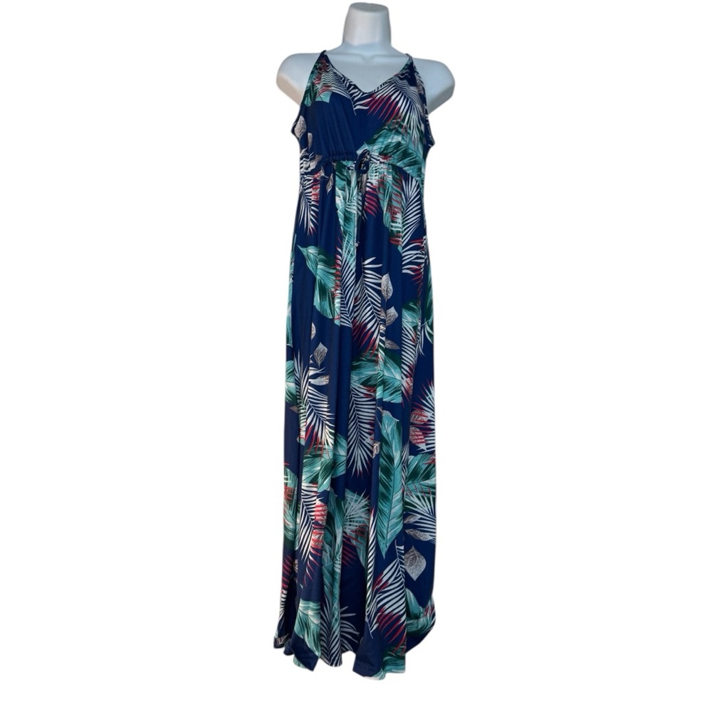 Huskary Tropical Print Maxi Dress – Size M